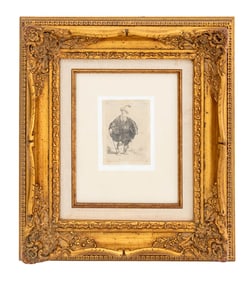 Rembrandt van Rijn "The Persian" Etching