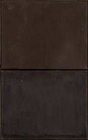 Domenick Capobianco Color Field Diptych Oil, 1966