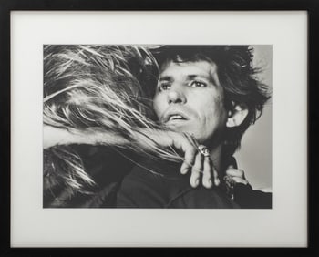 Lynn Goldsmith "Keith Richards..." Silver Print