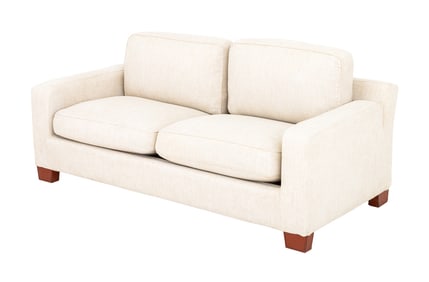 Rossi di Albizatte Beige Linen Upholstered Sofa