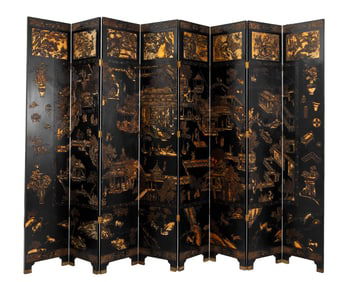 Chinese 8-Panel Coromandel Screen