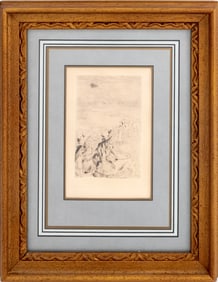 Pierre-Auguste Renoir "Sur La Plage..." Etching