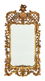French Rococo Giltwood Mirror