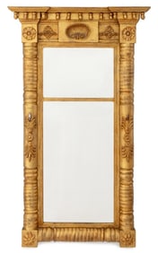 Rococo Revival Giltwood Framed Mirror