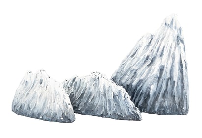 Elfi Schuselka Abstract Plaster Sculptures, 3