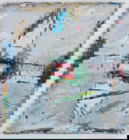 Elfi Schuselka Two-Sided Abstract Composition Oil
