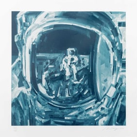 Michael Kagan "Moonwalker" Screenprint, 2024