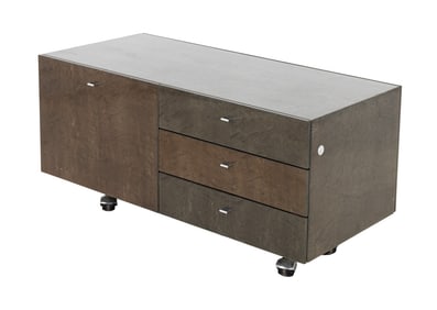 Saporiti Italia Bird's Eye Maple Credenza