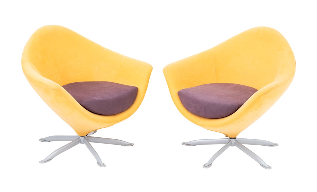 Giorgio Saporiti x Il Loft Swivel Armchairs, Pr. (1 of 6)