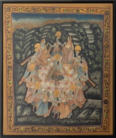 Indian Pichwai Painting, 19th C.