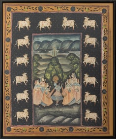 Indian Pichwai Painting, 19th C.
