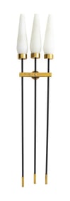 Arte Moderne Tommi Parzinger Style 3-Light Sconce
