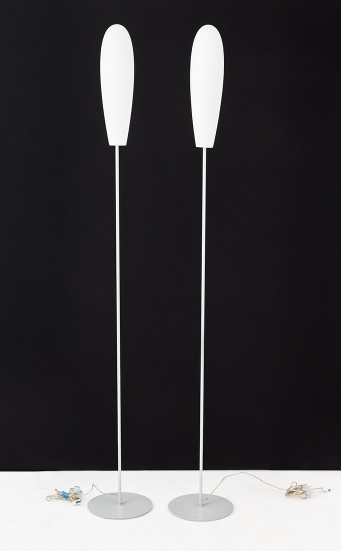 Itre Firme di Vetro Murano Glass Floor Lamp, Pair (1 of 4)