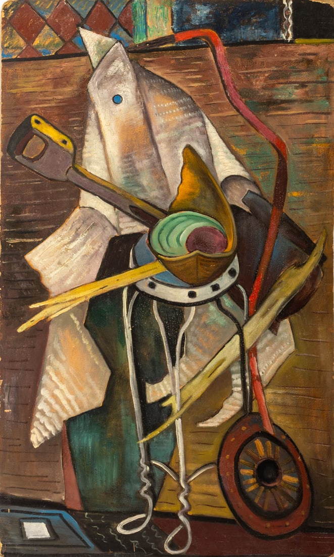 American School Double Sided Still Life Oil (1 of 5)