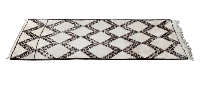 Moroccan Beni Ourain Rug, 11' 5" x 5' 7"