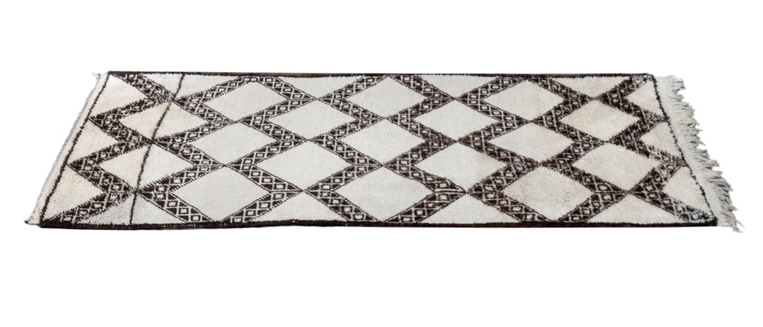 Moroccan Beni Ourain Rug, 11' 5" x 5' 7" (1 of 6)