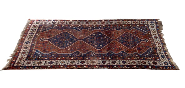 Persian Shiraz Carpet, 10' 10" x 7' 9"