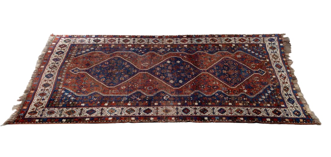 Persian Shiraz Carpet, 10' 10" x 7' 9" (1 of 6)