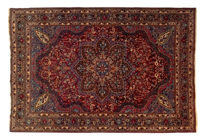 Persian Kershan Rug, 6' 6" x 4' 4.5"