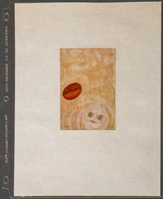 Maurice Sievan Coffee Bean Mixed Media, 1970