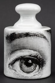 Fornasetti Porcelain Tema e Variazinoi Paperweight
