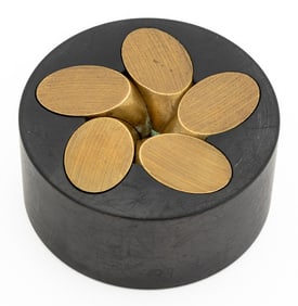 Charles O. Perry Brass Zen and Ball Puzzle