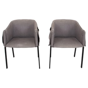 Poltroncina Italian Modernist "Grace" Armchairs, 2