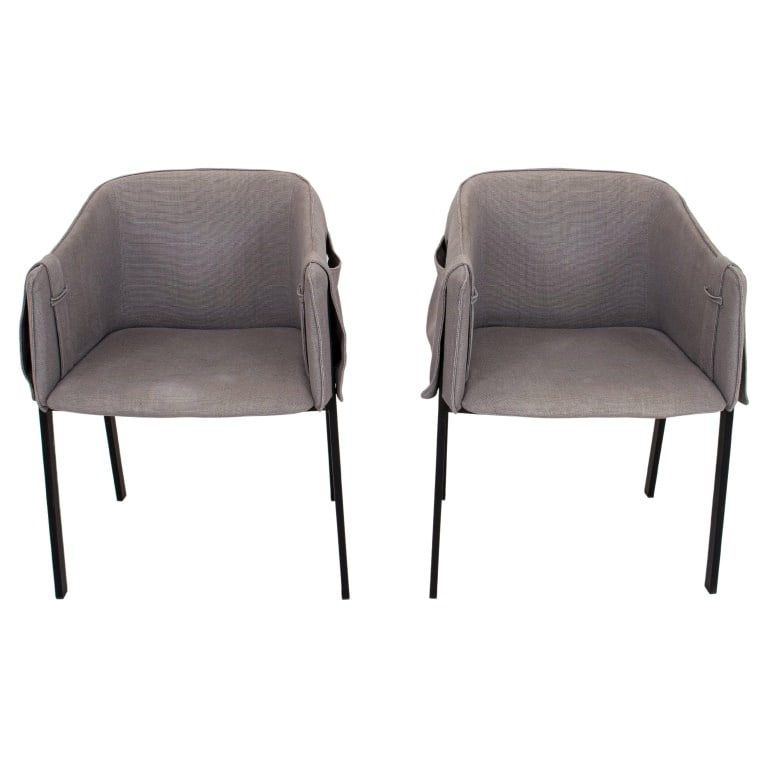 Poltroncina Italian Modernist "Grace" Armchairs, 2 (1 of 11)