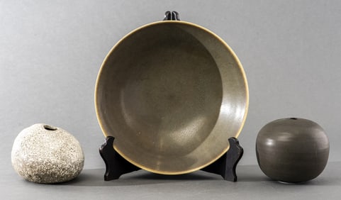 Palshus, Etc. Modern Pottery Vessels, 3 Pcs.