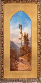 E.W. James Mountain Pass Oil on Canvas