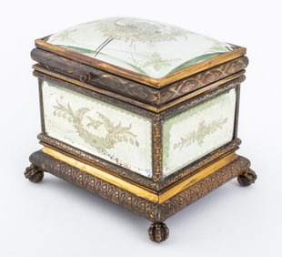 Aesthetic Reverse Engraved Mercury Mirror Box
