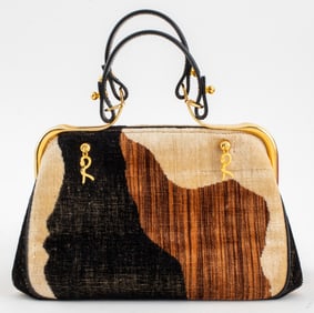 Roberta di Camerino Velvet Handbag