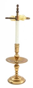 Warren Kessler Brass Candlestick Form Table Lamp