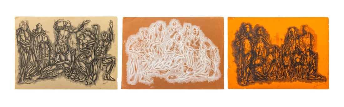 Velibor Radonjic Figural Groups Ink on Paper, 3 (1 of 8)