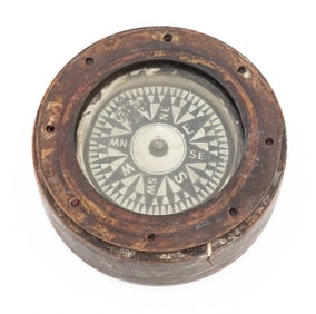 Ship's Navigational Compass, 19th C.