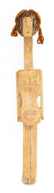 Uri Shulevitz Standing Female Nude Wood Sculpture