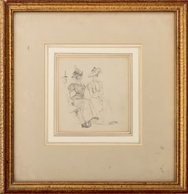 American School Society Ladies Pencil on Paper