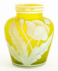 Thomas Webb Cameo Glass Diminutive Vase