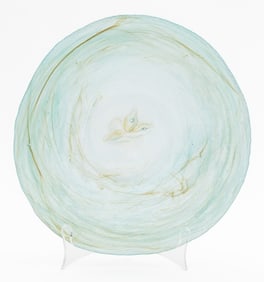 Lorraine Natusch Sea Green Art Glass Bowl, 2013