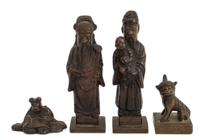 Chinese Bronze Figurines, 4