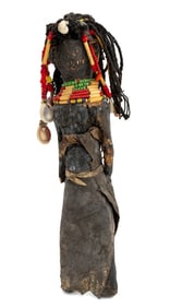 African Turkana Carved Wood Fetish Doll