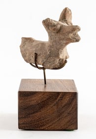 Western Asiatic Red Clay Cow Figurine