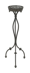 Victorian Wrought Iron Tripod Plant Stand