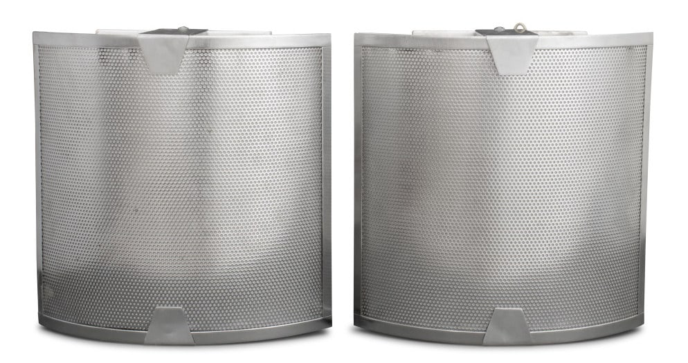 Postmodern Perforated Aluminum Wall Sconces, 2 (1 of 7)