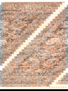Loloi II "Margot" Carpet, 11' 6" x 8' 6": Loloi II "Margot" Carpet, after Persian Malayer patterns, label to underside. 11' 6" L x 8' 6" W. Provenance: From a 57th Street Estate. Keywords: Rugs, Textiles, Polyester, Interior Decor, Decorative