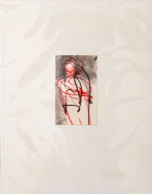 Maurice Sievan "Red & Black Marking", 1970