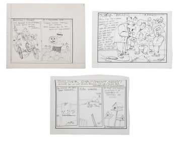 Michael Paraskevas Newspaper Comic Strips, 3