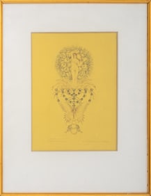 Abraham Rafael "The Eternal Source" Ink on Paper
