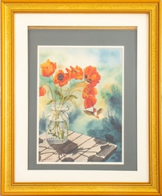 Ann T. Weaver "Dining Alfresco" Giclee on Paper