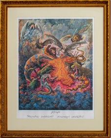 Hossein Rashtian "Overthrow of the Demon", 1987